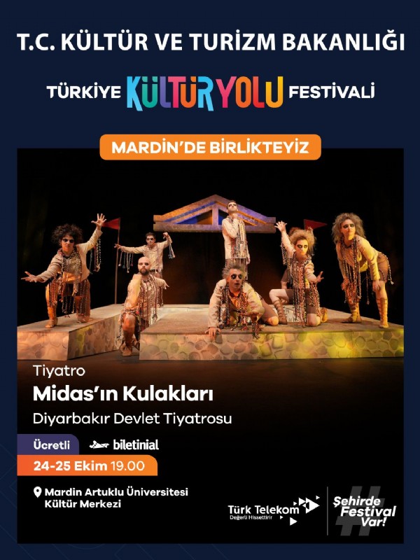 MARDİN İKİNCİ KEZ TÜRKİYE KÜLTÜR YOLU FESTİVALİ İLE BULUŞUYOR